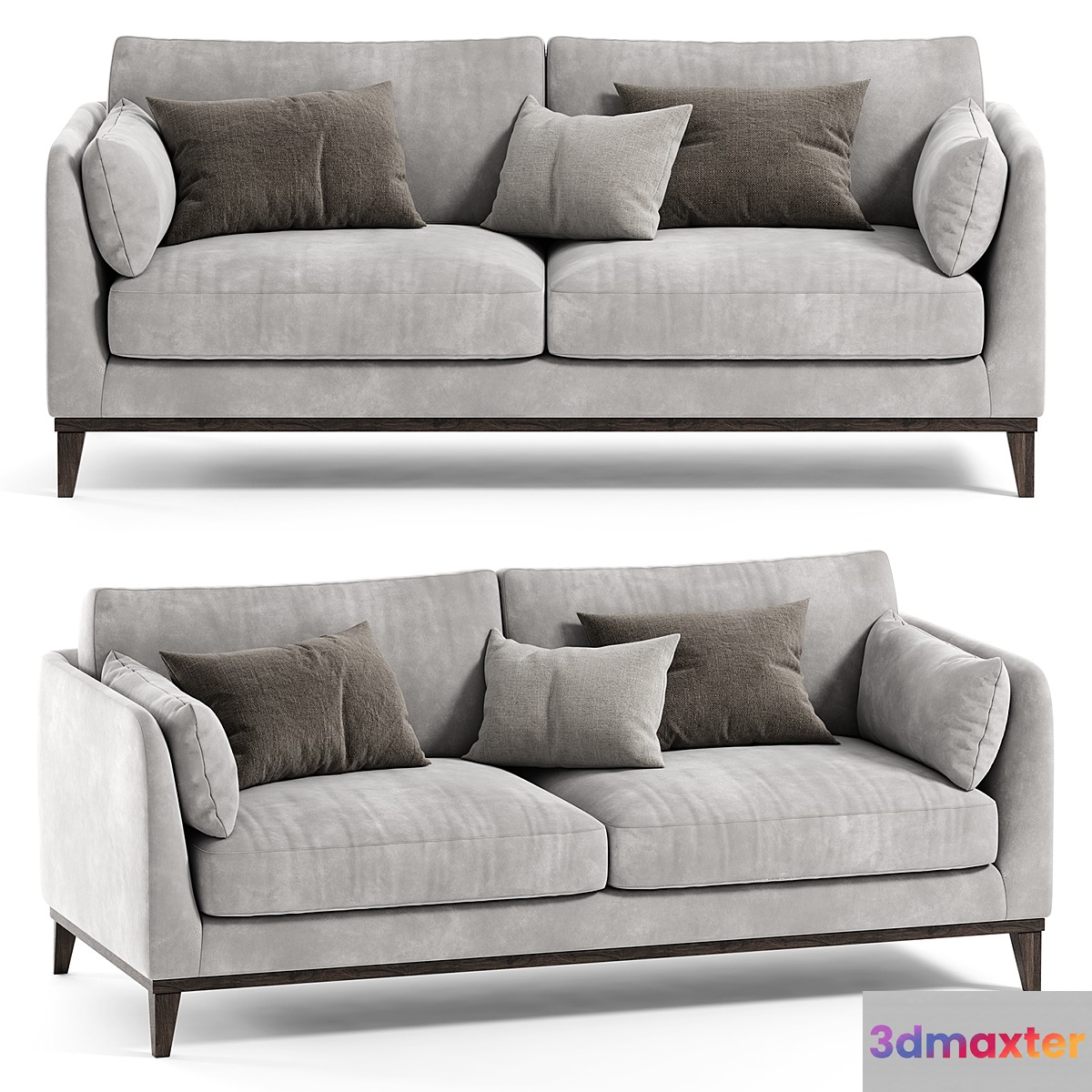 Novak by Missana sofa 2 3D Max