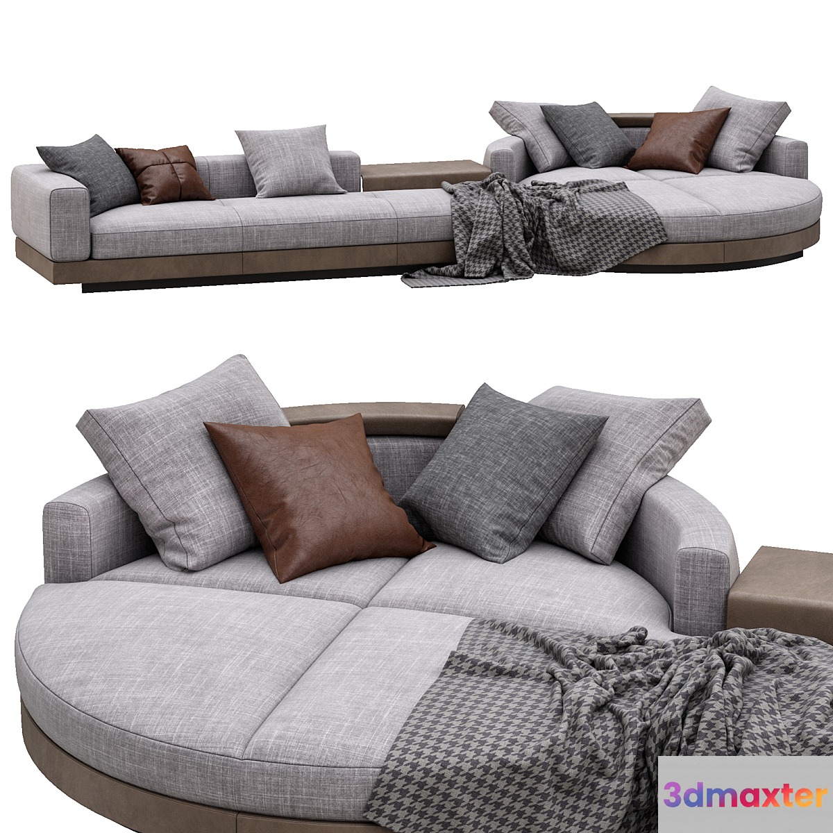Sofa connery by minotti 3D Max
