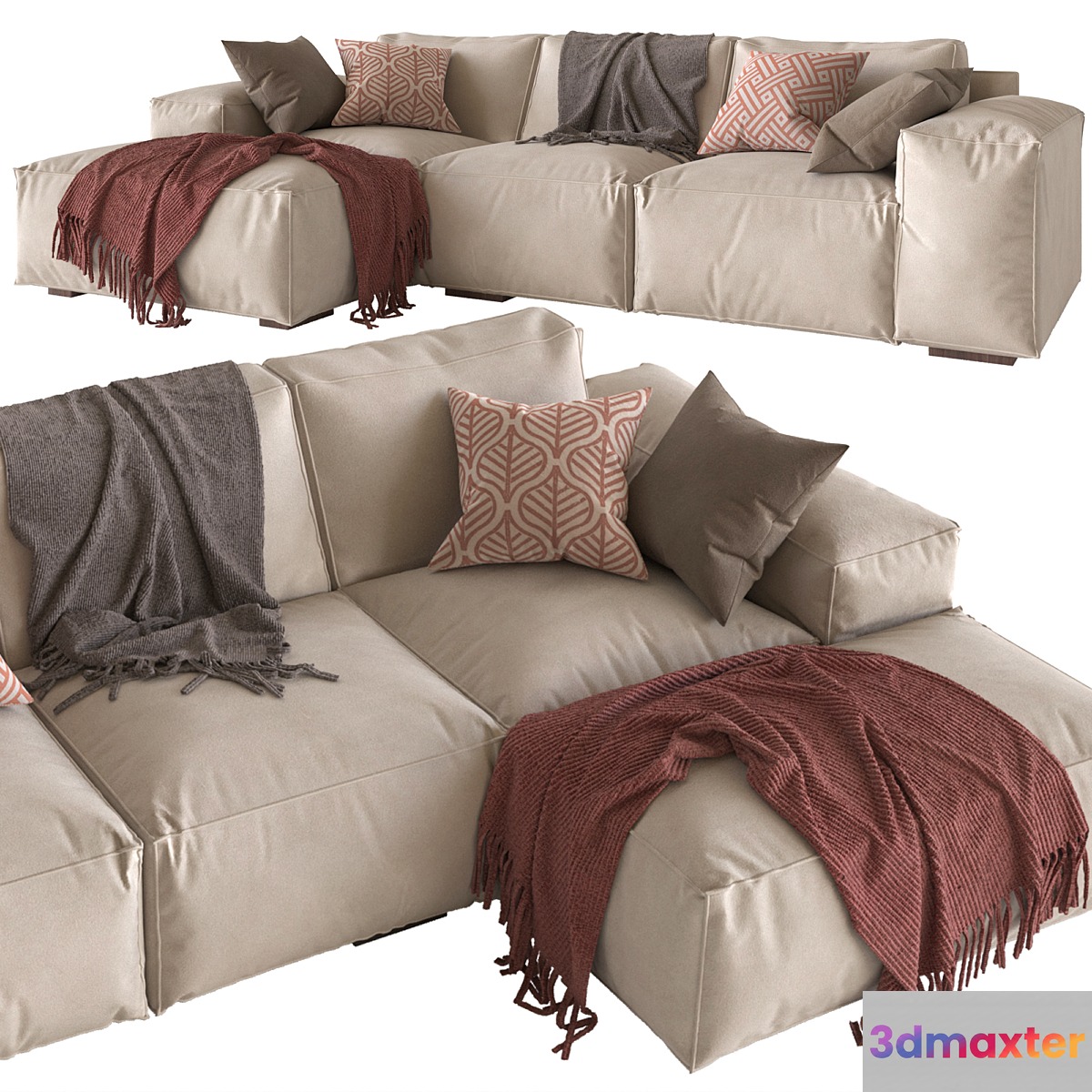 Sacai Gamma Sofa 3D Max