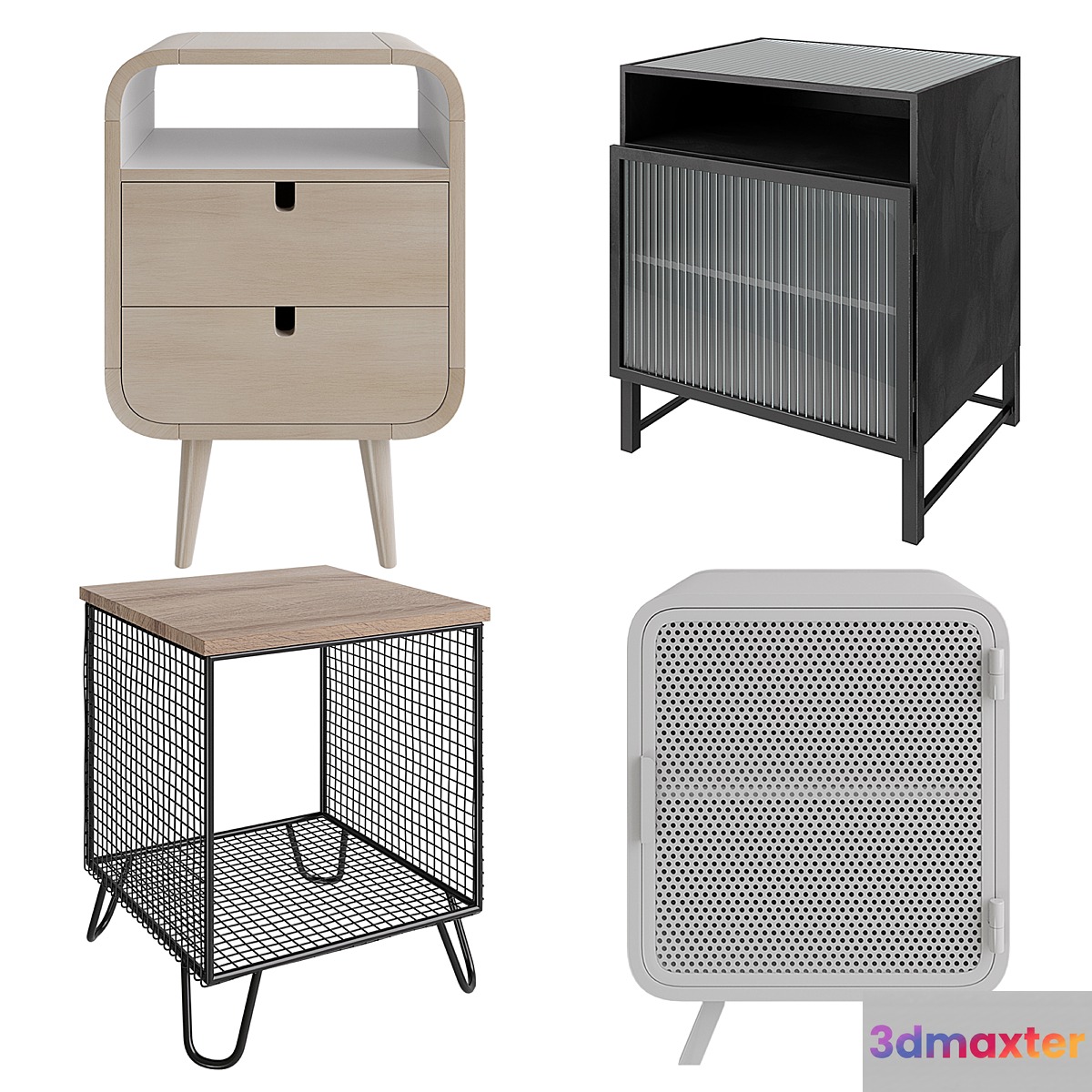 Bedside table Kave Home Georg Trixie Aida Rita 3D Max