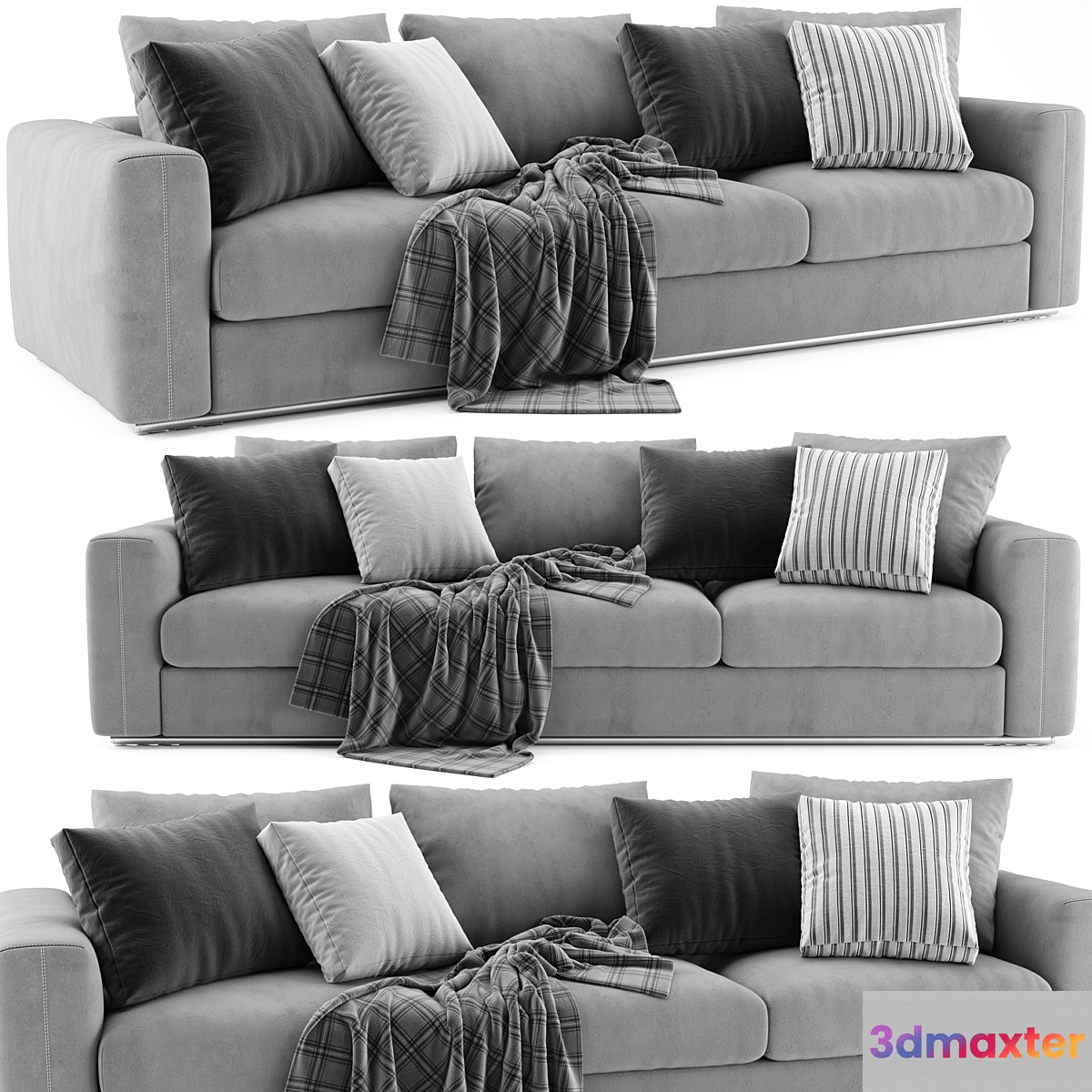 Flexform asolo sofa 3D Max