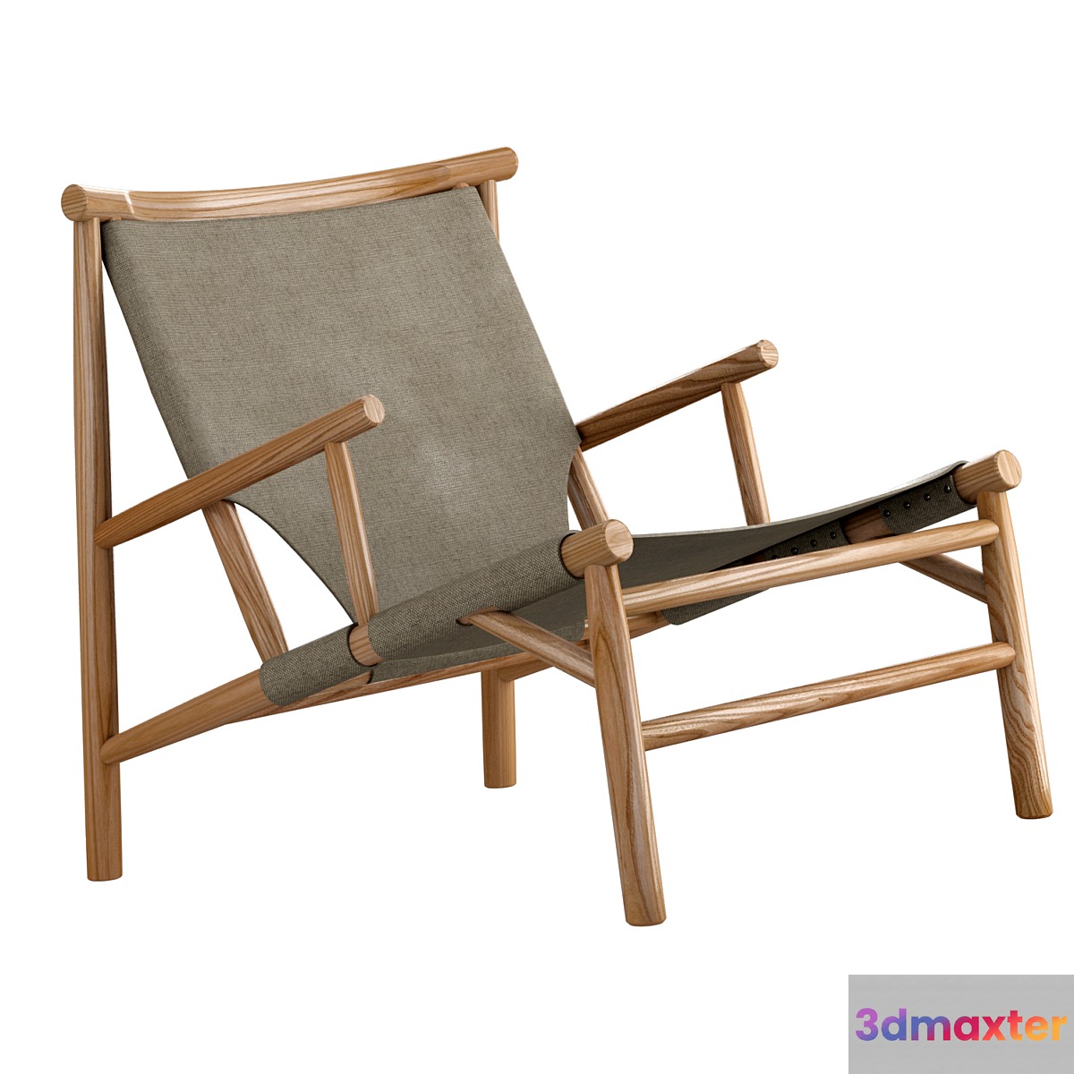 Samurai chair 3D Max