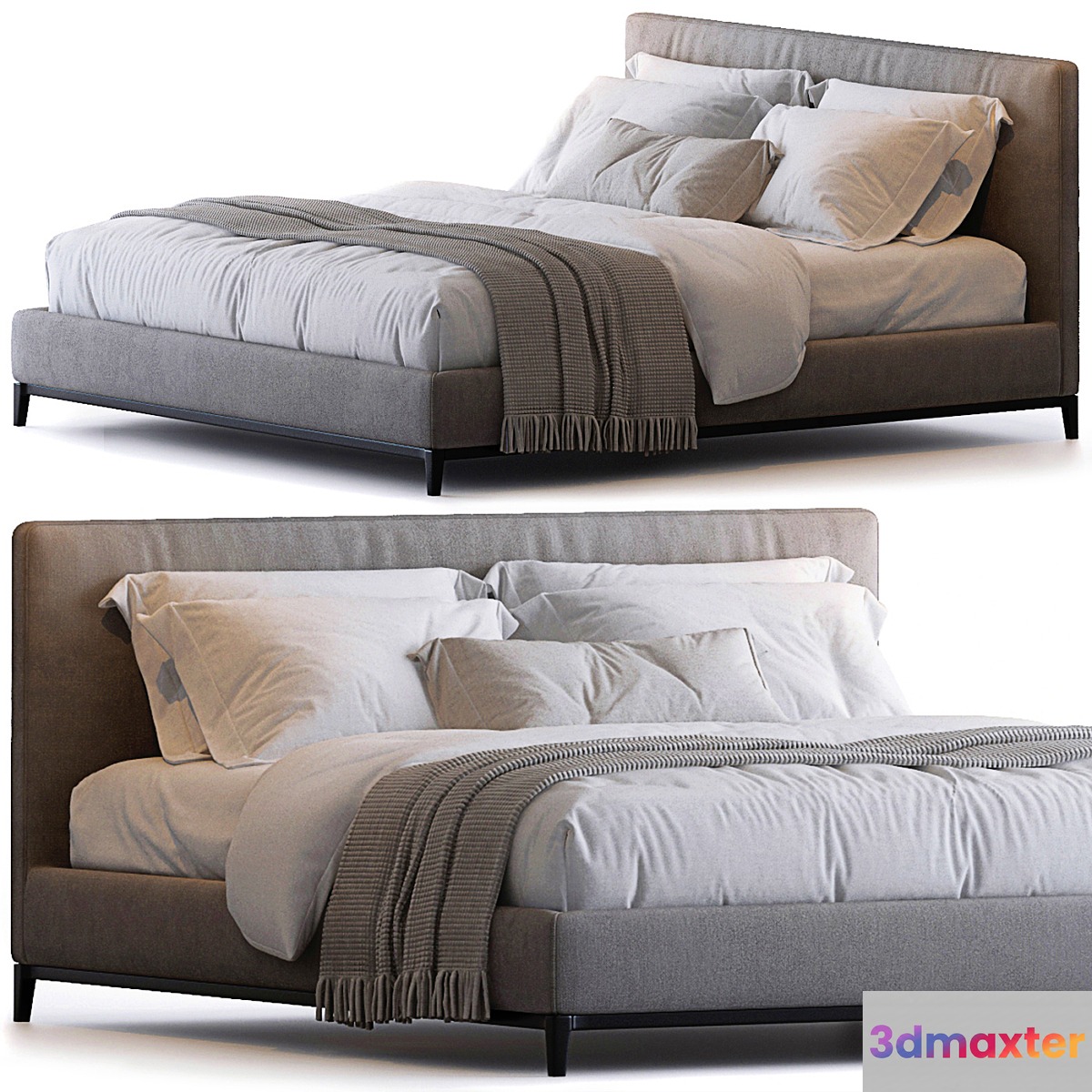 Andersen bed by Minotti - No.2 3D Max