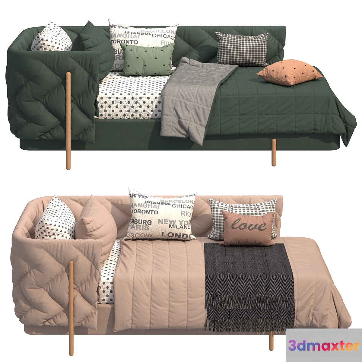 bed18 3D Max