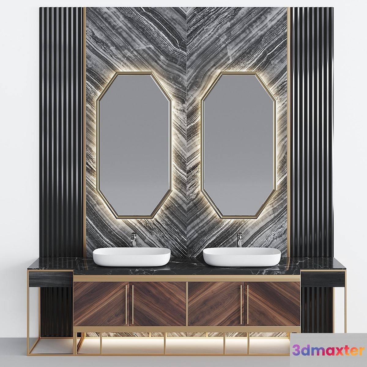 Bathroom Set BS24 3D Max