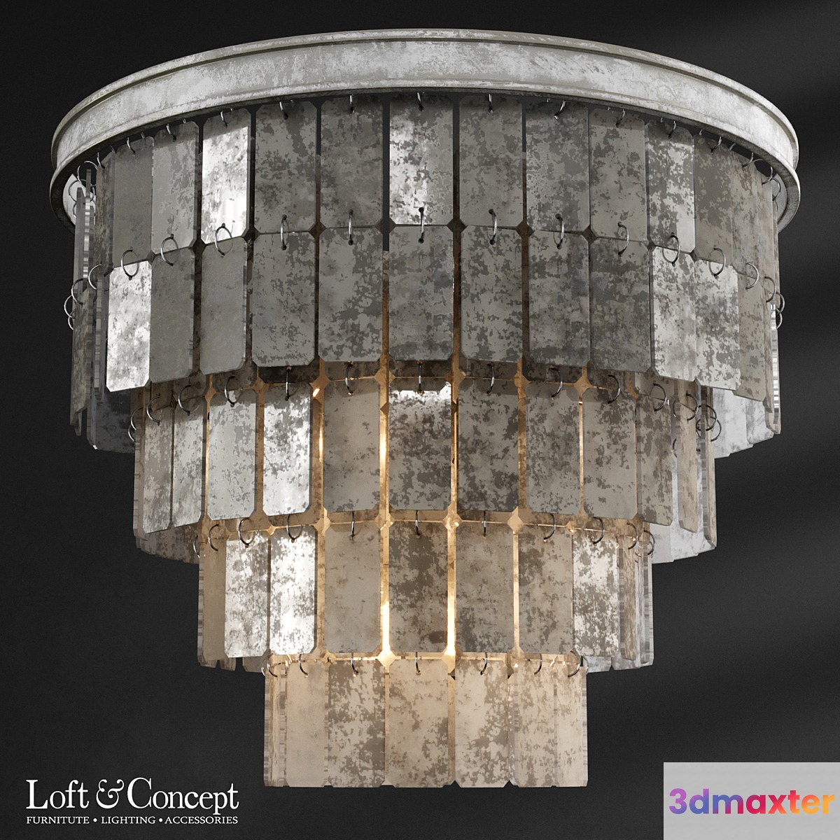 Chandelier Fantine Ceiling Loft-Concept 3D Max