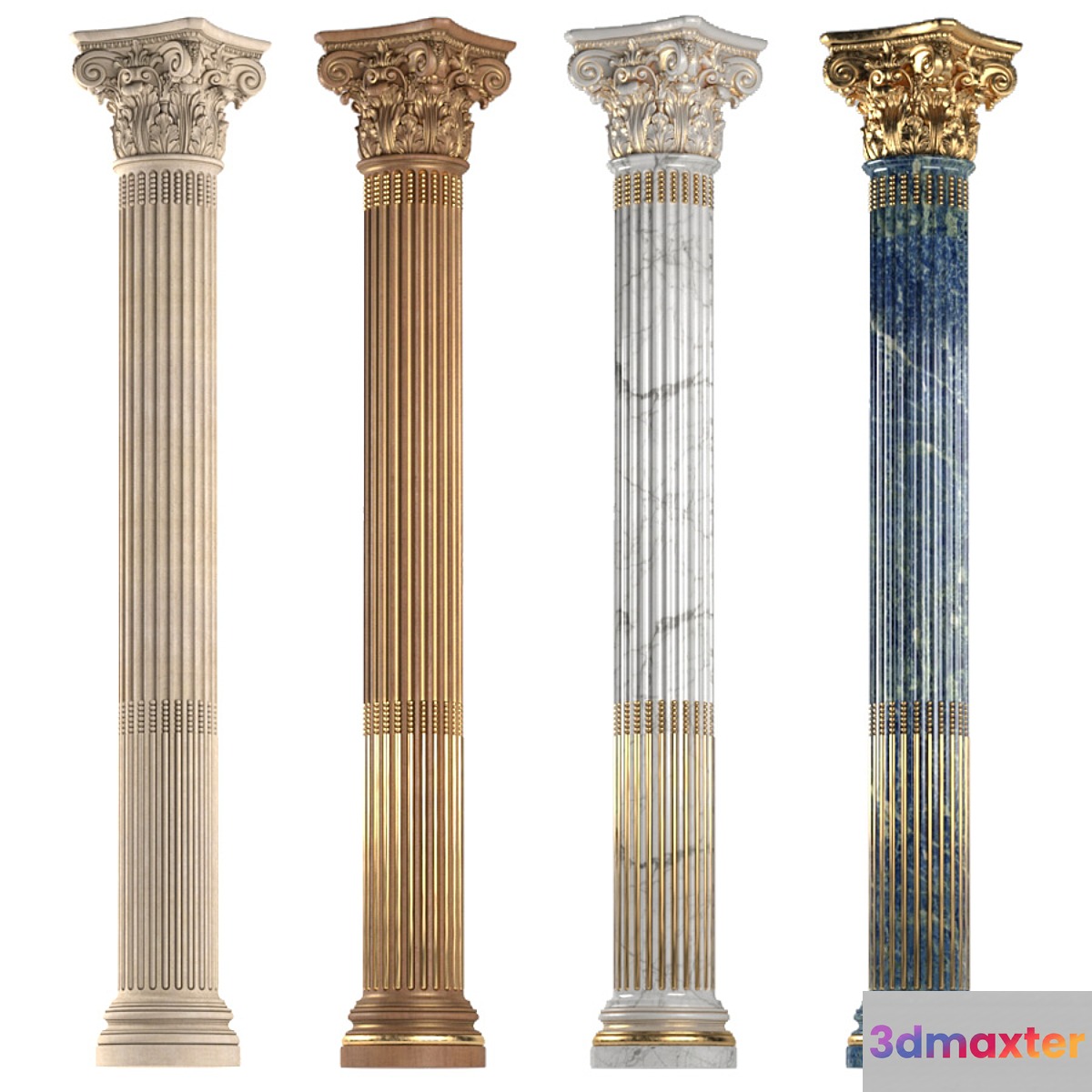 Round classic column.