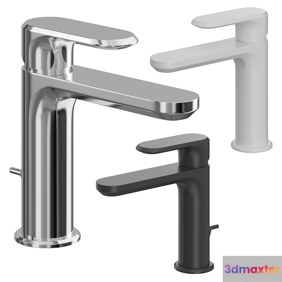 Single lever washbasin mixer Cisal Lineaviva 3D Max