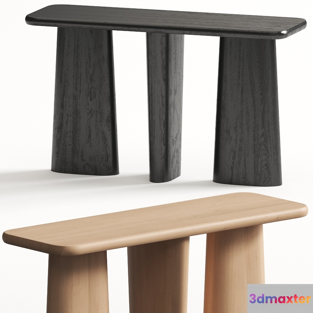 Nera Console Table - Lulu and Georgia 3D Max