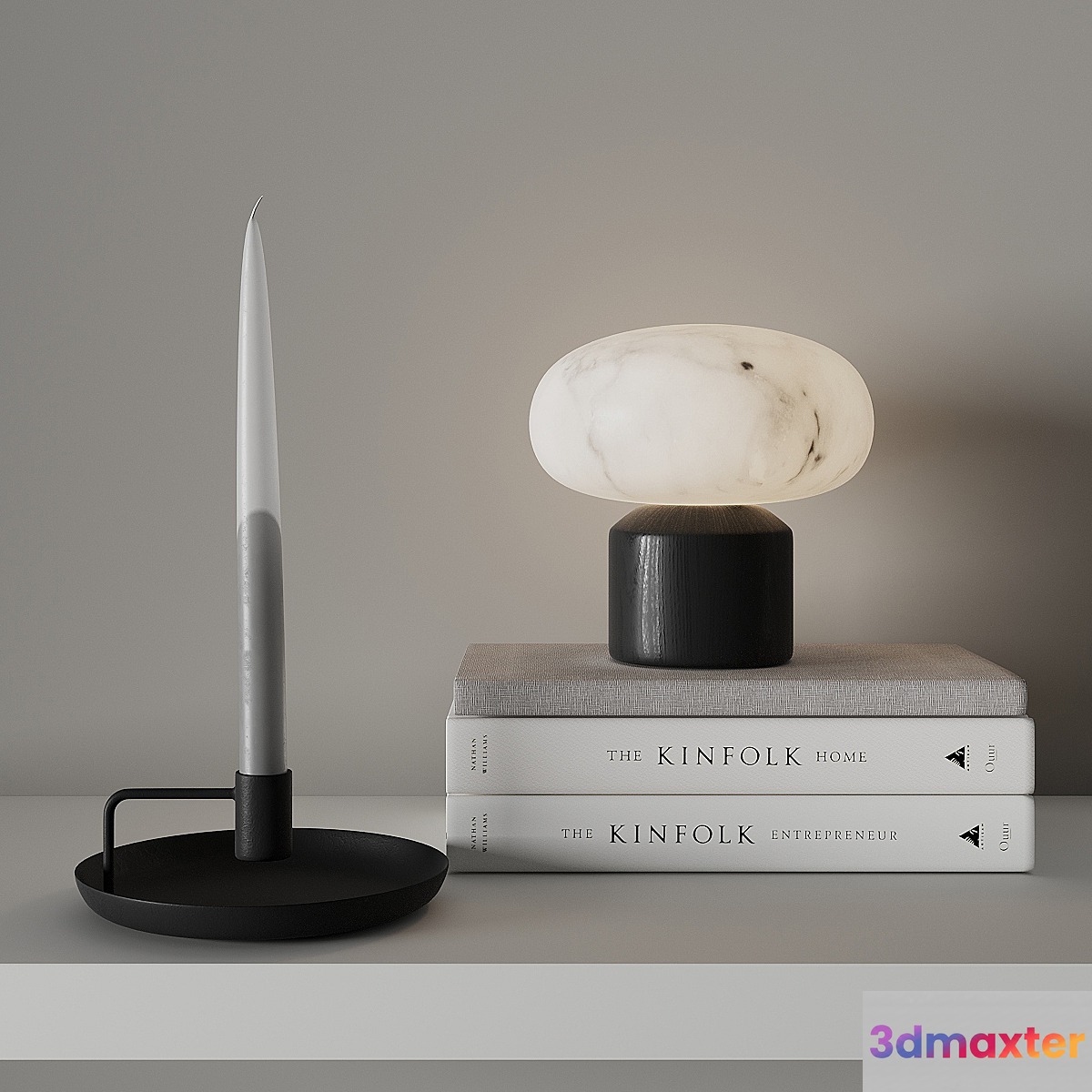 Decor set with LANTERN FOG lamp - No.2