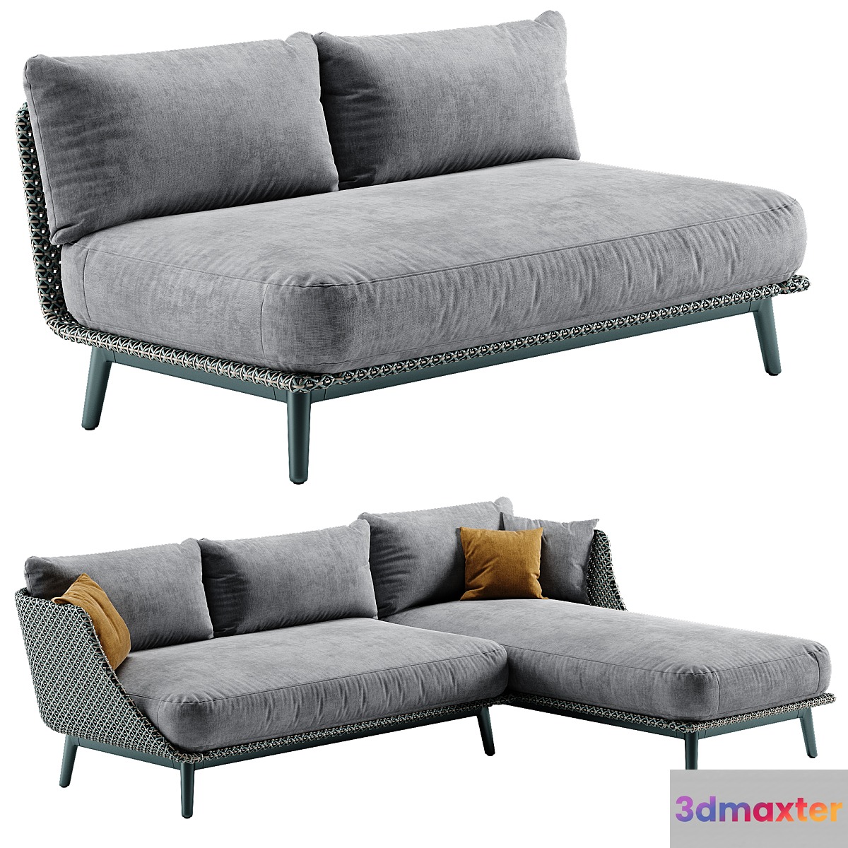 Dedon Mbarq sectional sofa