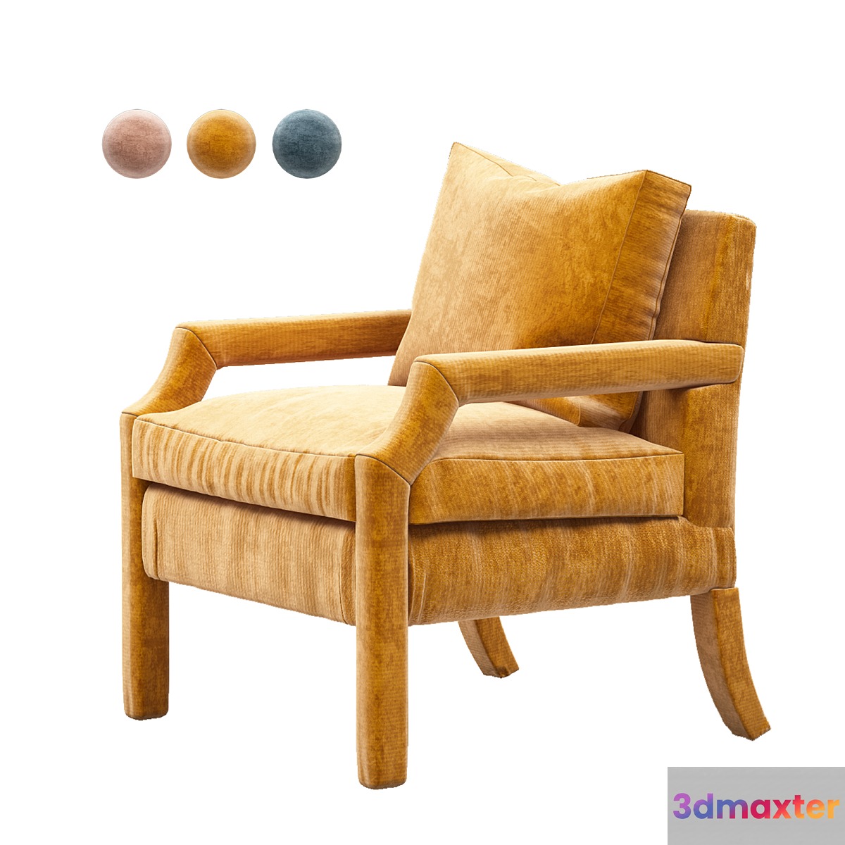 Delaney chair 3D Max