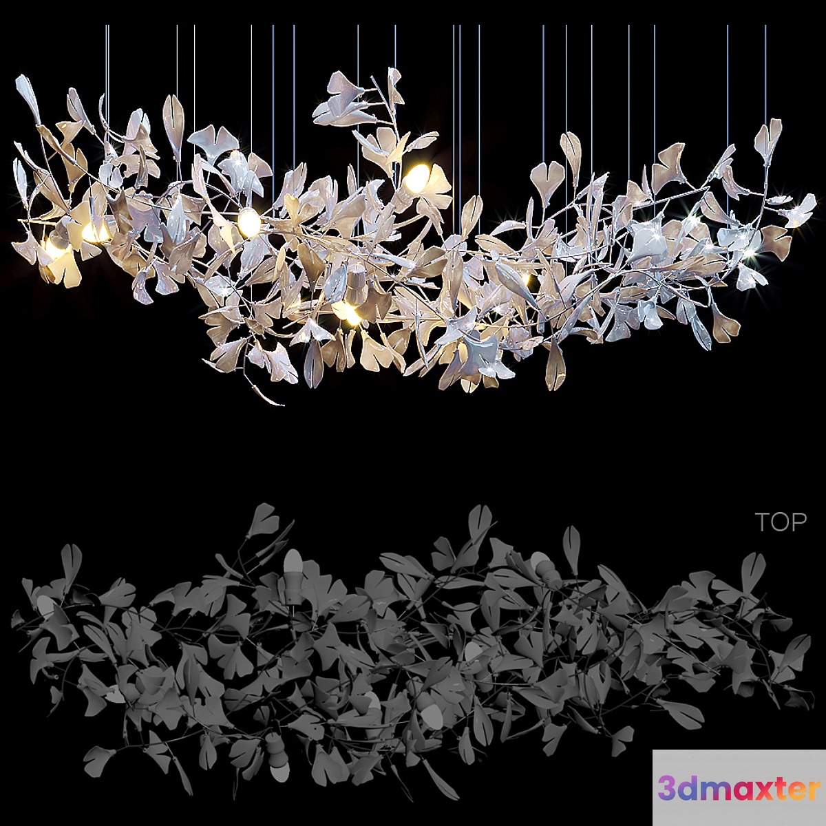 Organic light sculptures ANDREEA BRAESCU 3D Max
