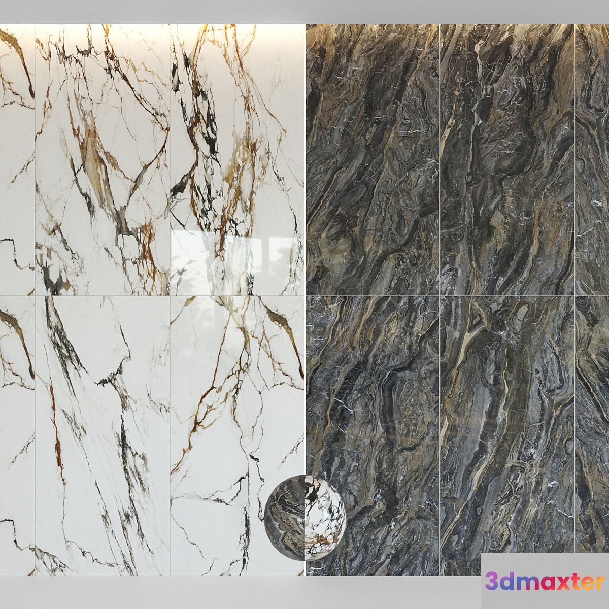 URBATEK XTONE Paonazzo Biondo Orobico Dark - No.2 3D Max