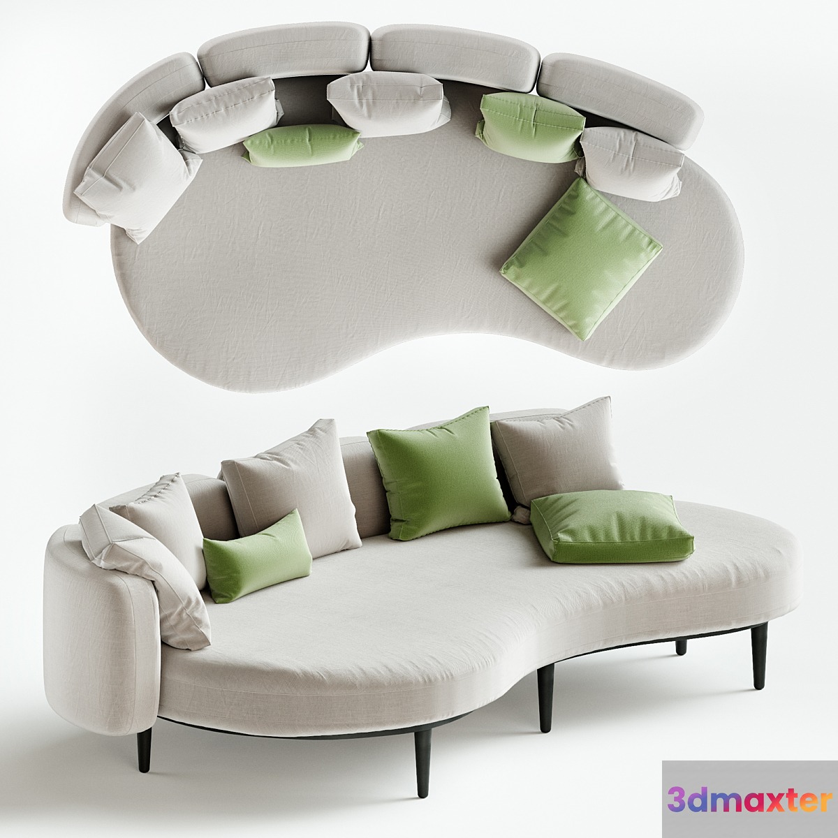 Organix Lounge Sofa (royal Botania) 3D Max