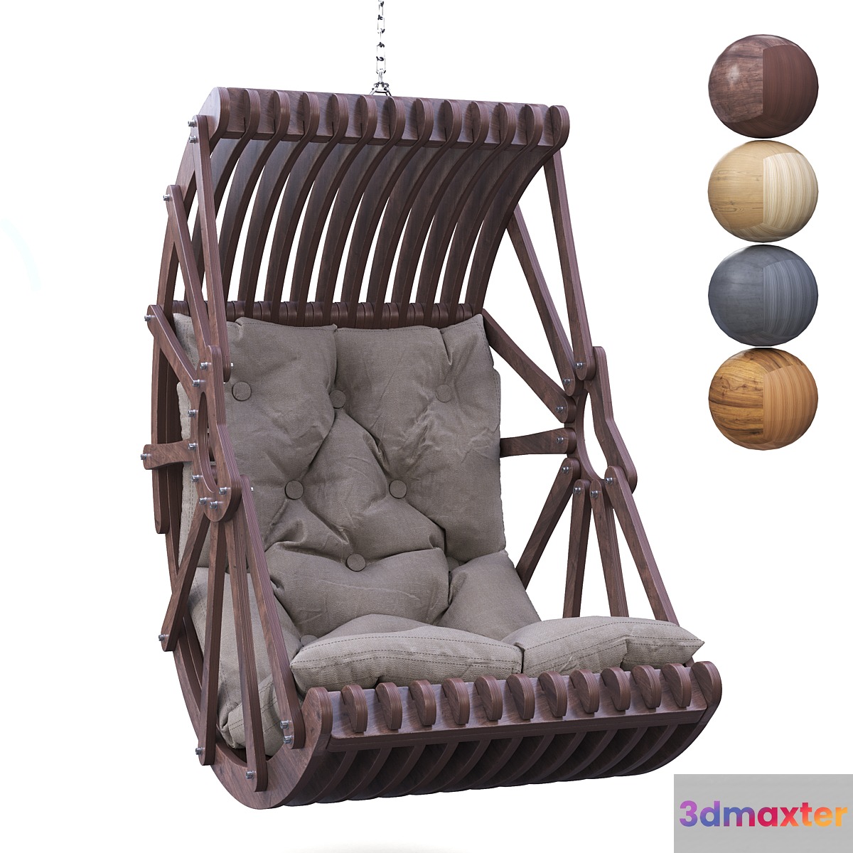 092 Armchair Davinci 3D Max