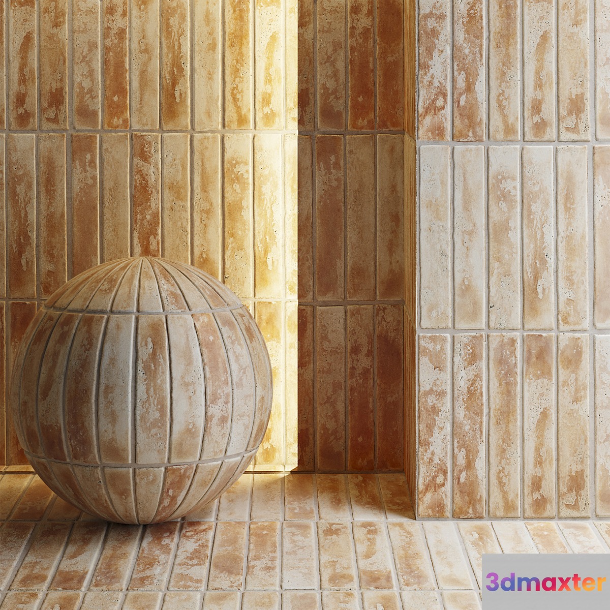 terracotta brick 3D Max