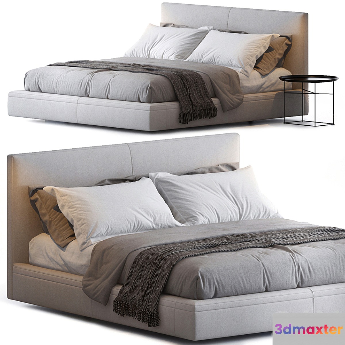 RICHARD BED BY B&B ITALIA 3D Max