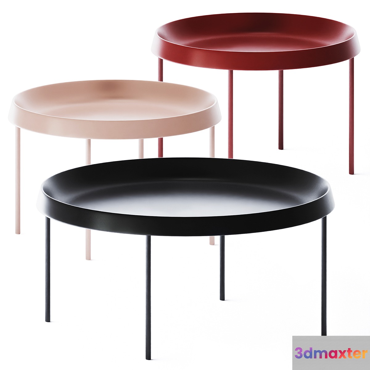 Tulou Coffee Tables set by Hay