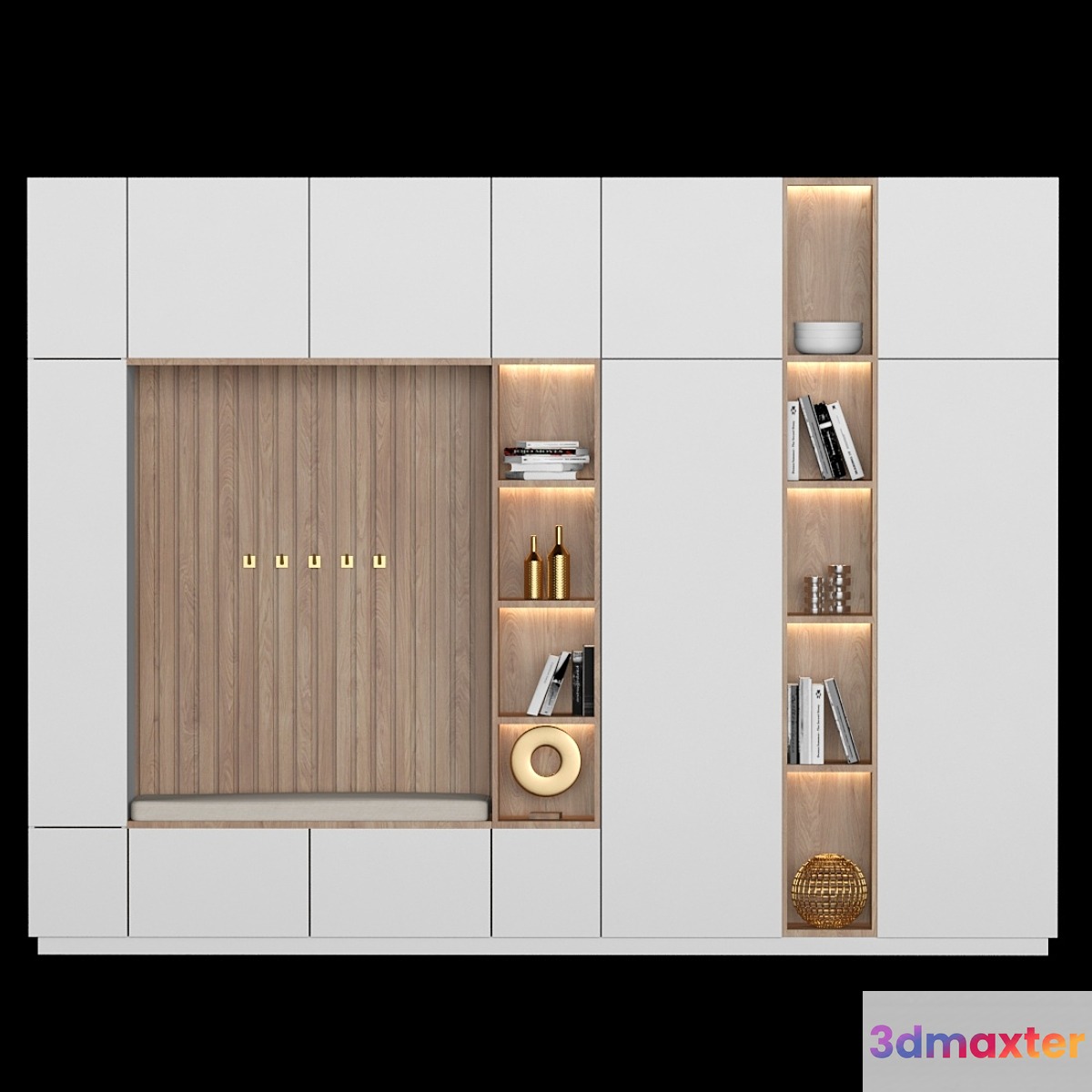 hallway furniture 001 3D Max