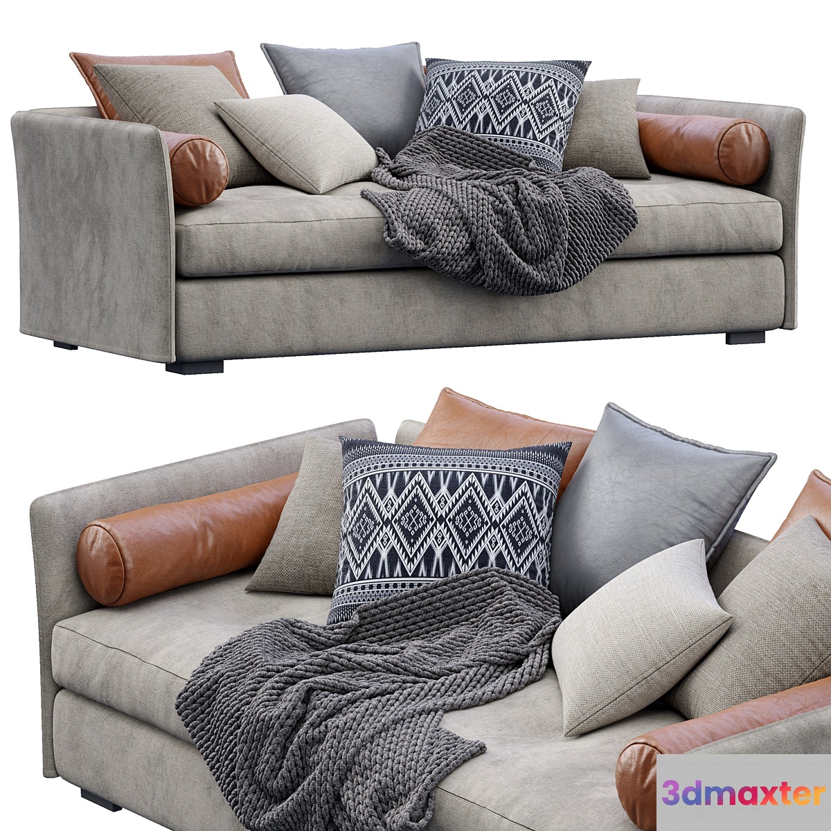 Sofa FIGI ISOLOTTO 2 3D Max