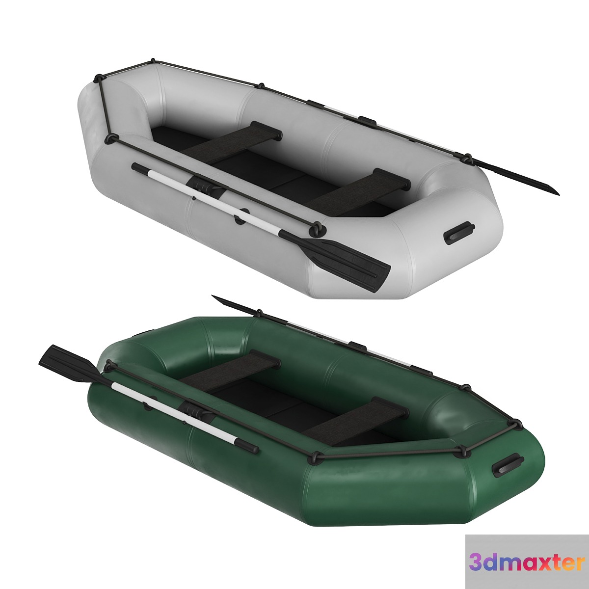 Inflatable boat 3D Max