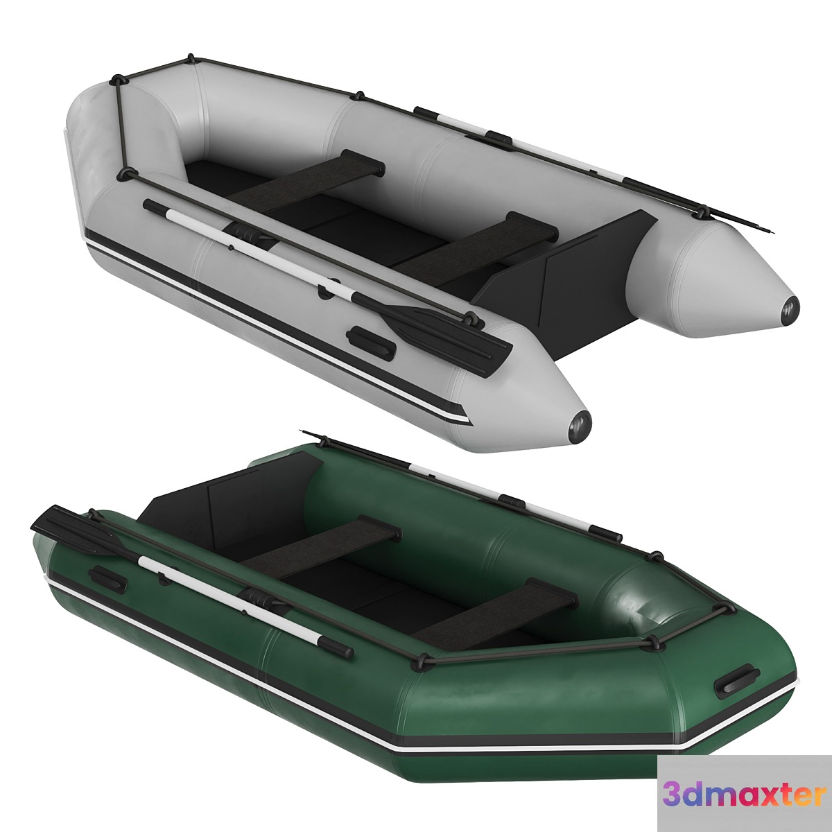 Inflatable boat - No.3 3D Max