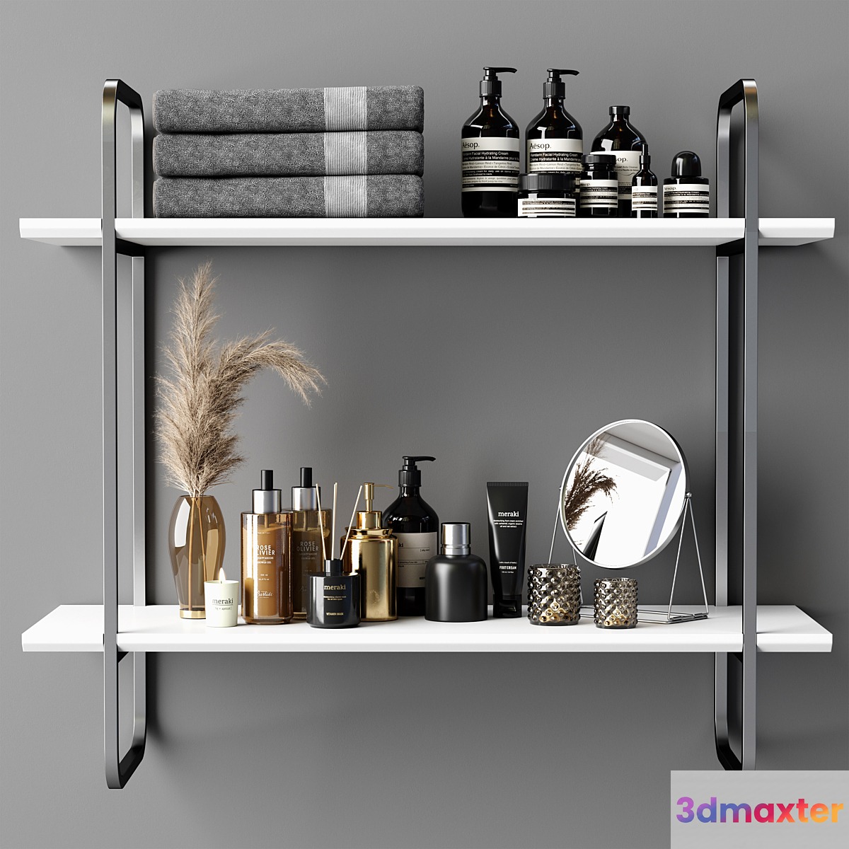 Bathroom accessories 12 3D Max