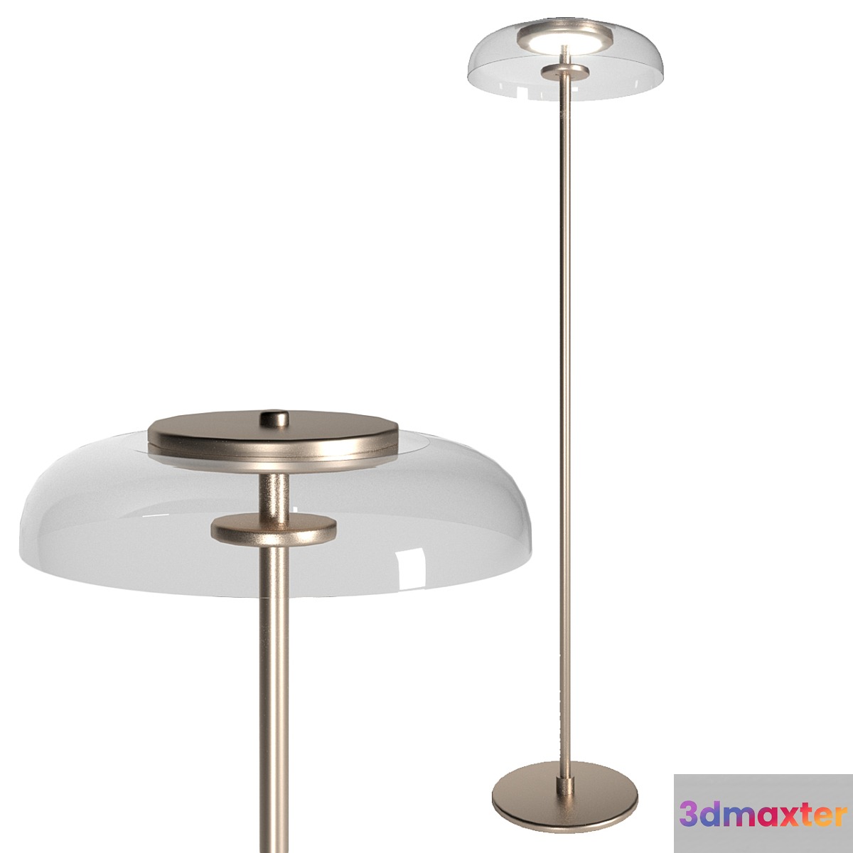 LED7 Future Lighting Nuura - Blossi Floor 3D Max