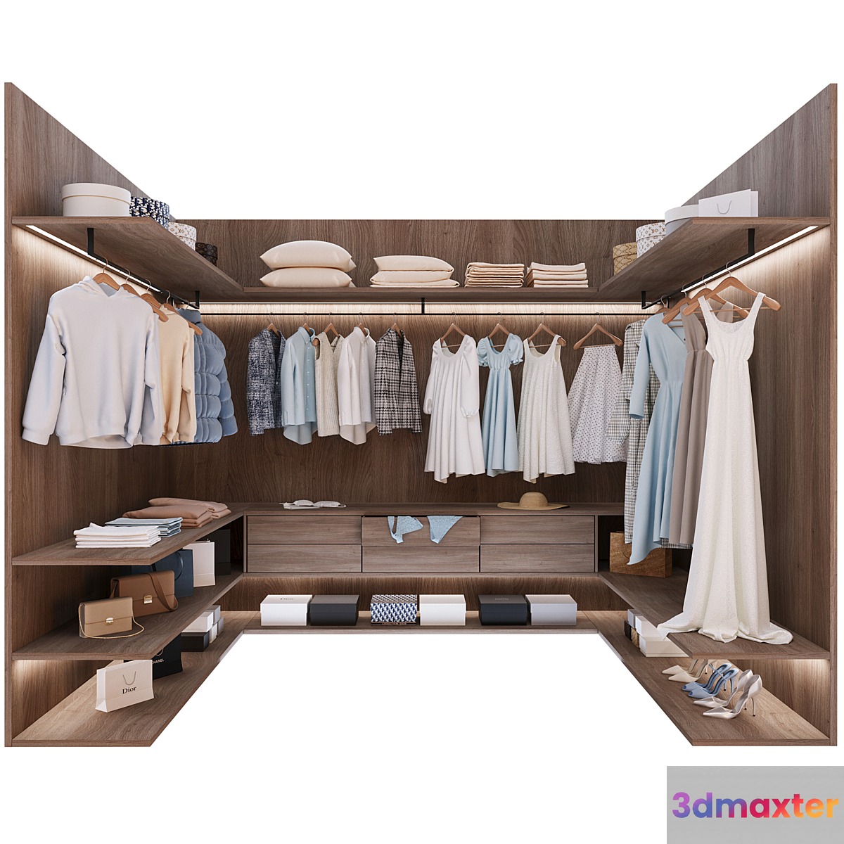 Wardrobe 001 3D Max