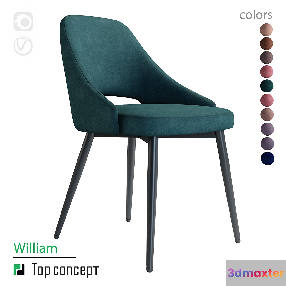 Chair William 3D Max