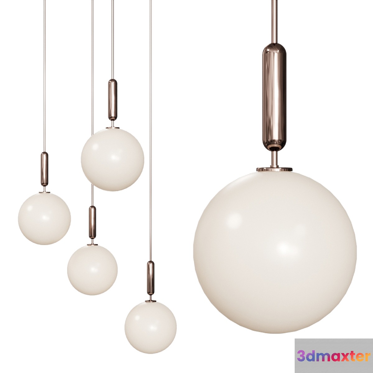 MIIRA 1 LARGE OPAL by NUURA Sofie Refer Brown Nickel