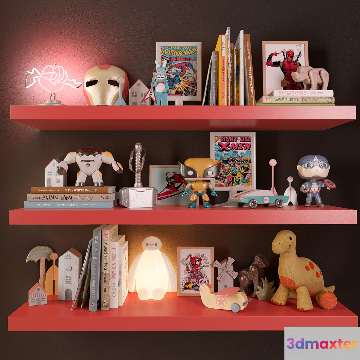 Boy's Room Set Of Toys