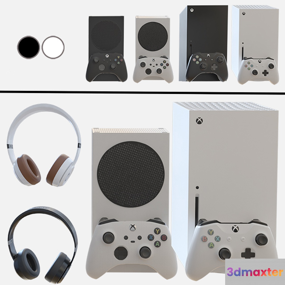 Game console Xbox Series Pak 3D Max