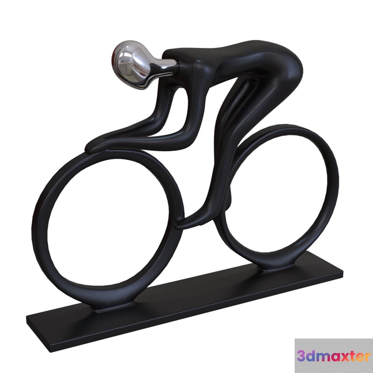 Cyclist figurine