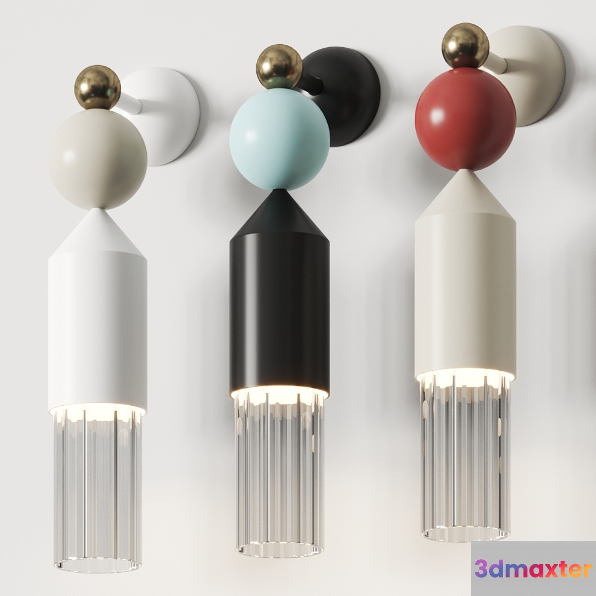 Maseiro Nappe App N4 Wall Lamp 3D Max