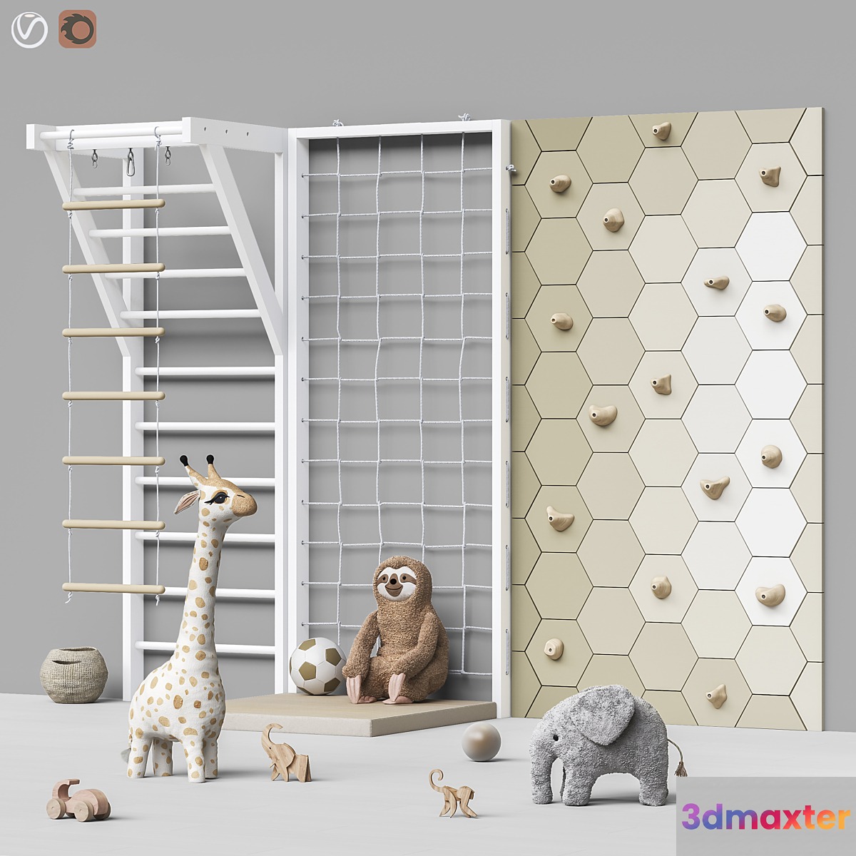 Toys and furniture set 88