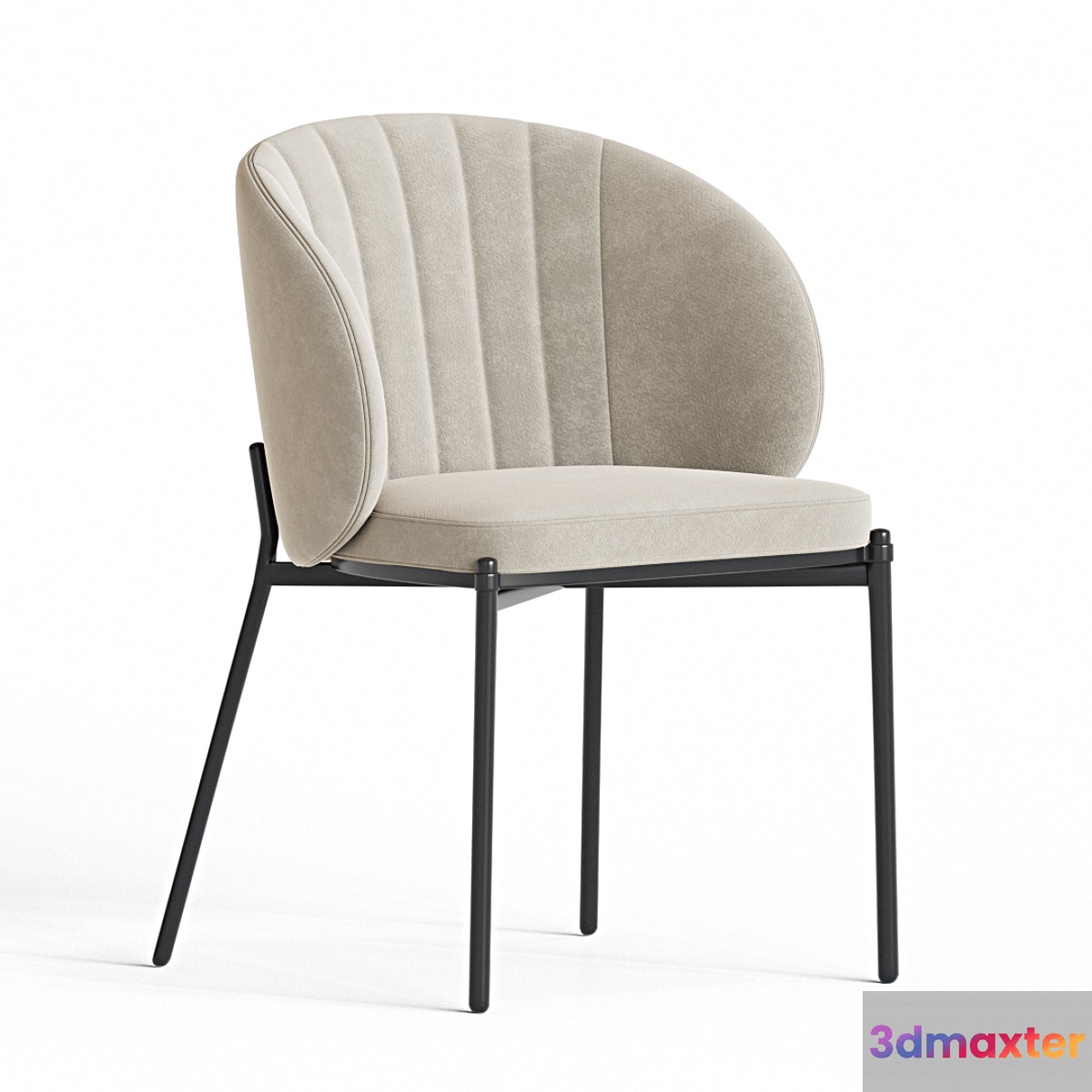 Shell Back Dining Chair 3D Max