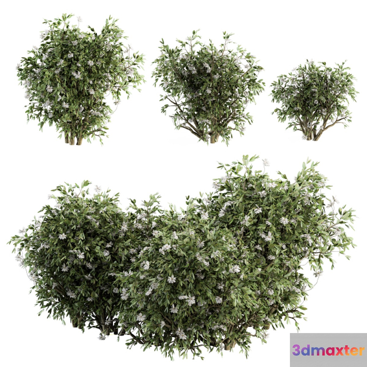 Flower Bush - Bush Set 15