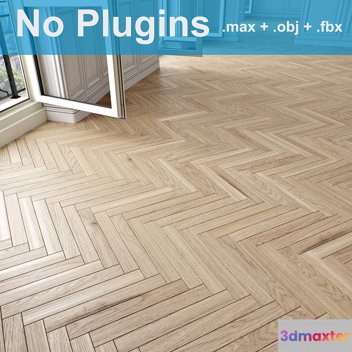 Parquet 8-4-1 3D Max