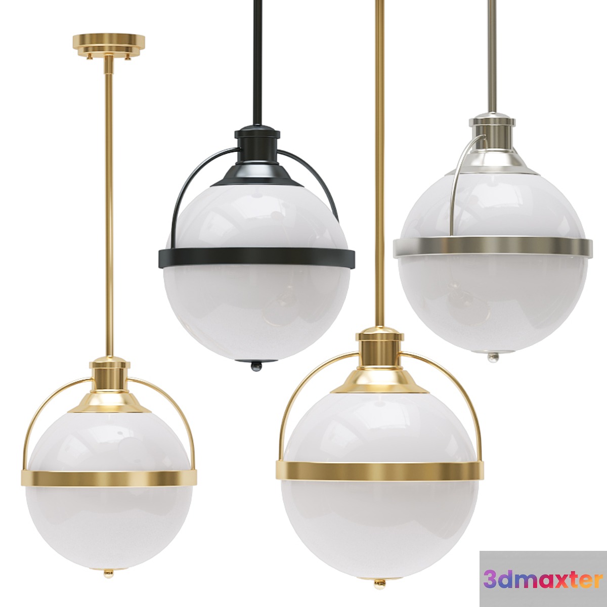 Hanging lamp Westbourne 3D Max