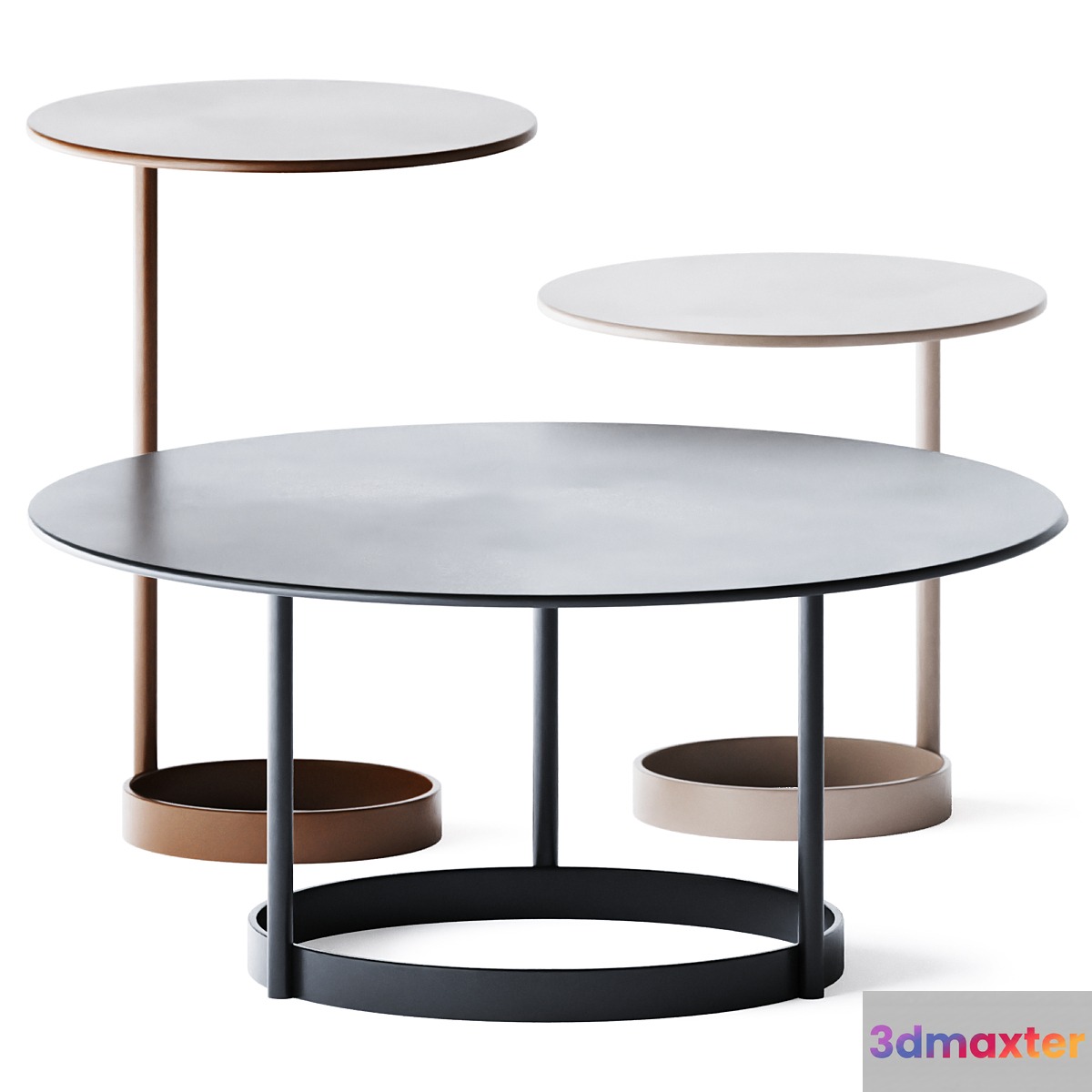 Metal Round Coffee Table Sposa by Jori