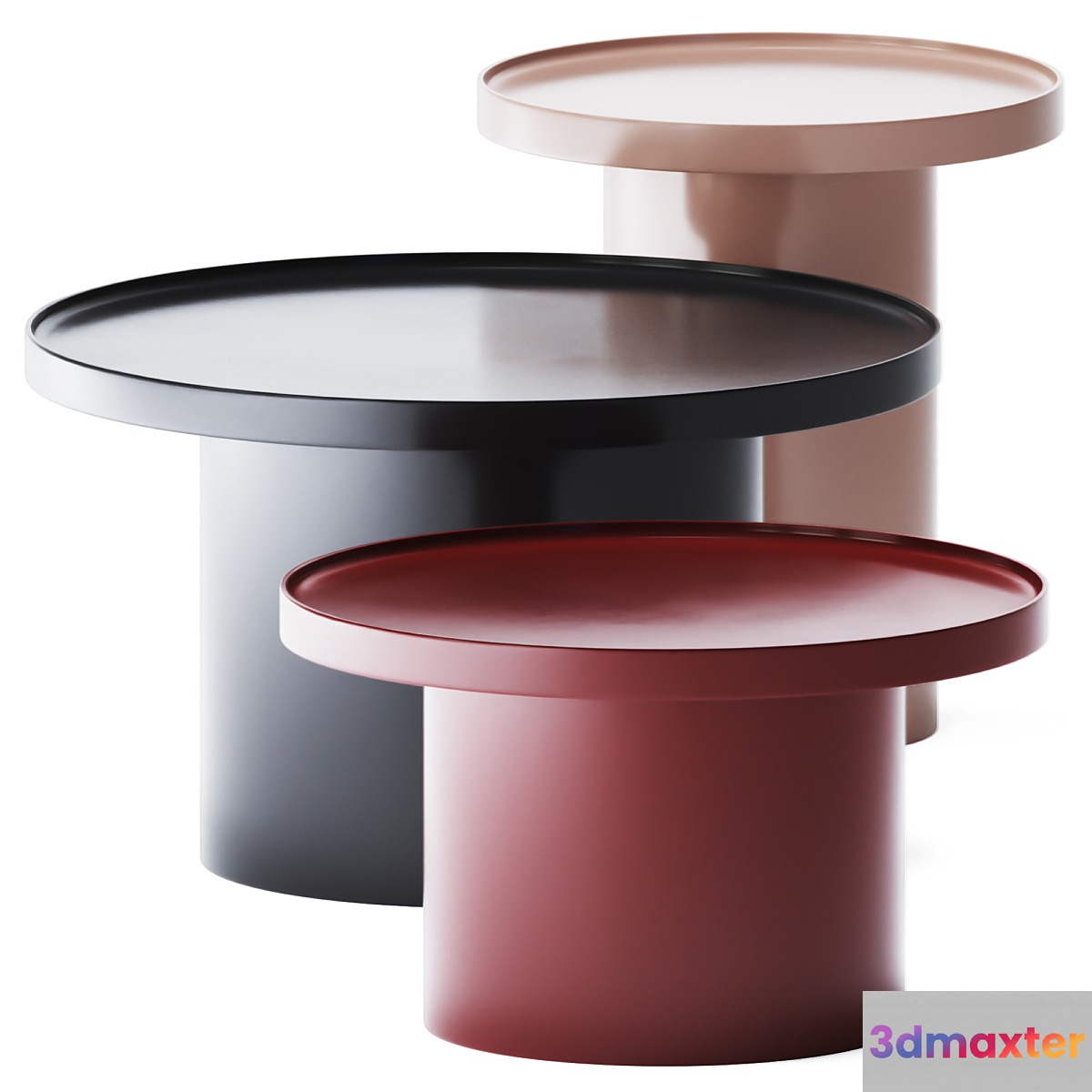 Metal Round Plateau Coffee Table by Bolia