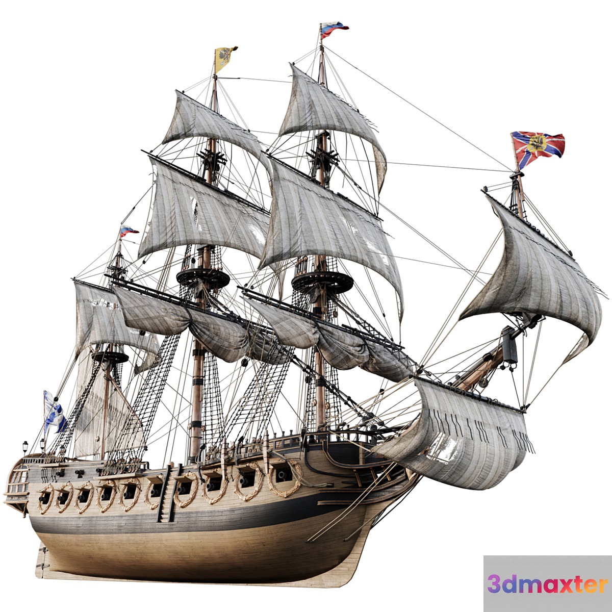 Sailing frigate Oliphant 1705 - No.3