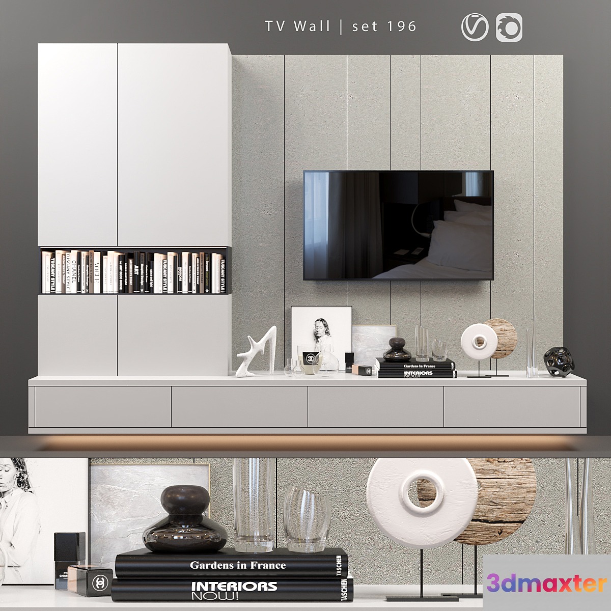 TV Wall | set 196 3D Max