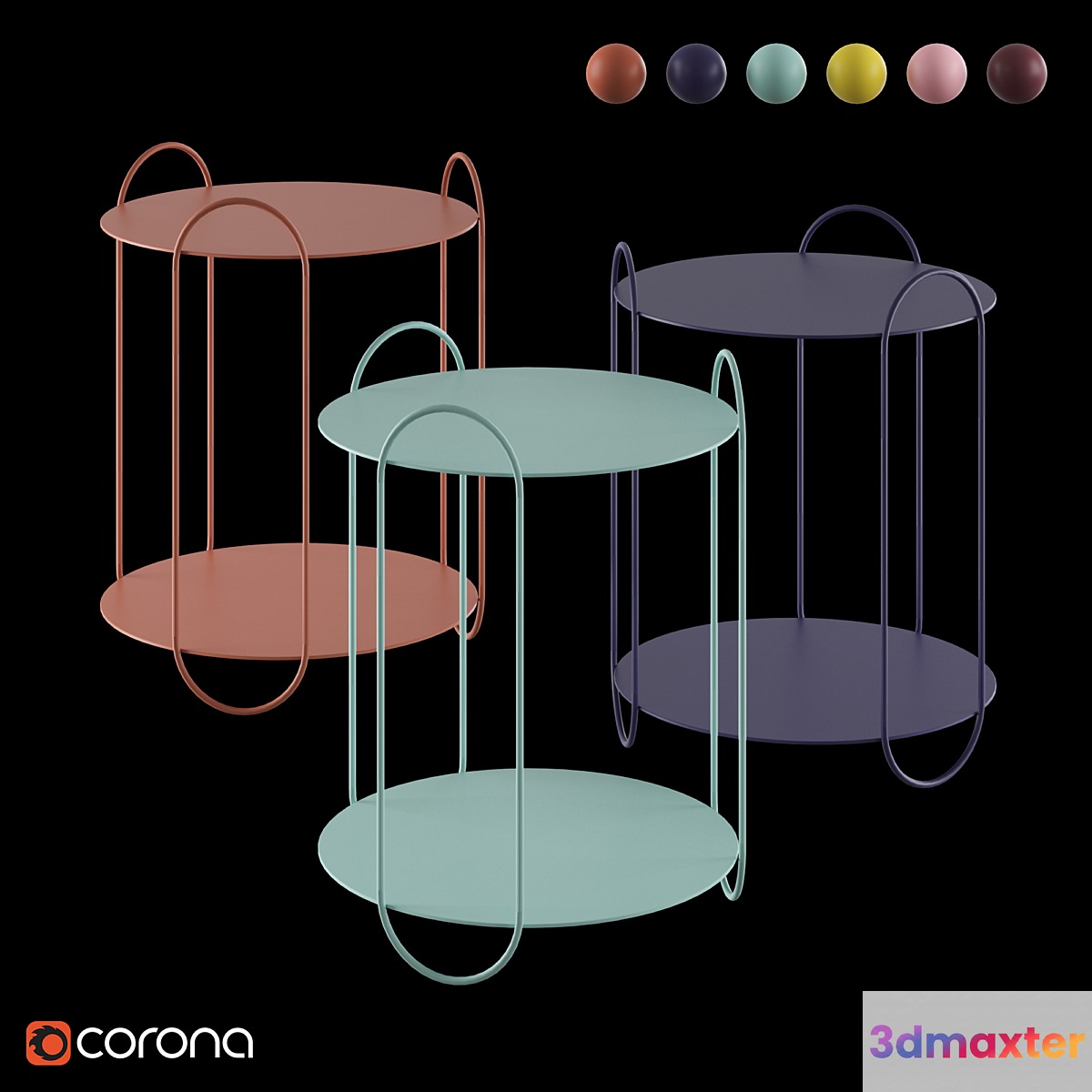 Rondo | Coffee table 3D Max