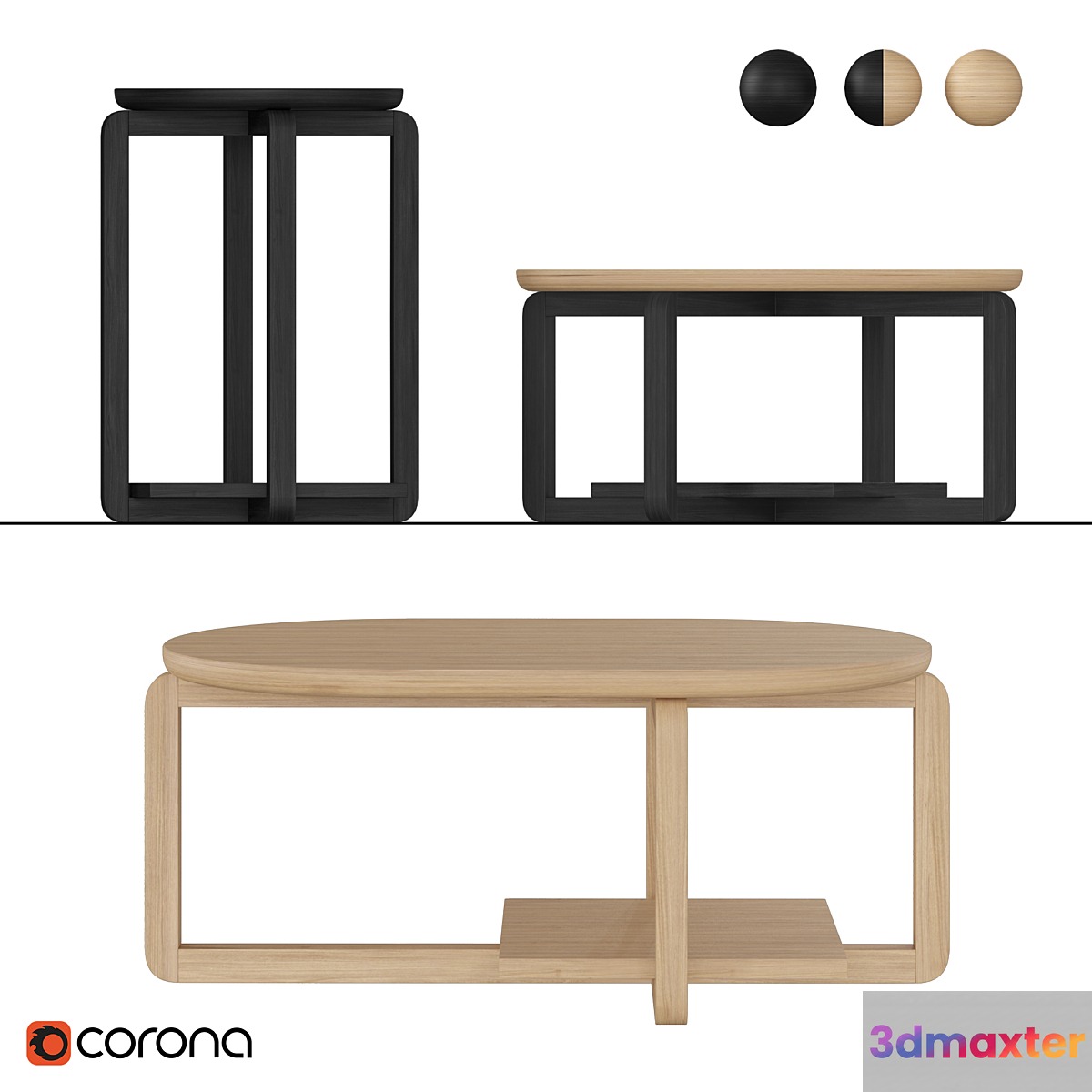 DIOX | Coffee table 3D Max