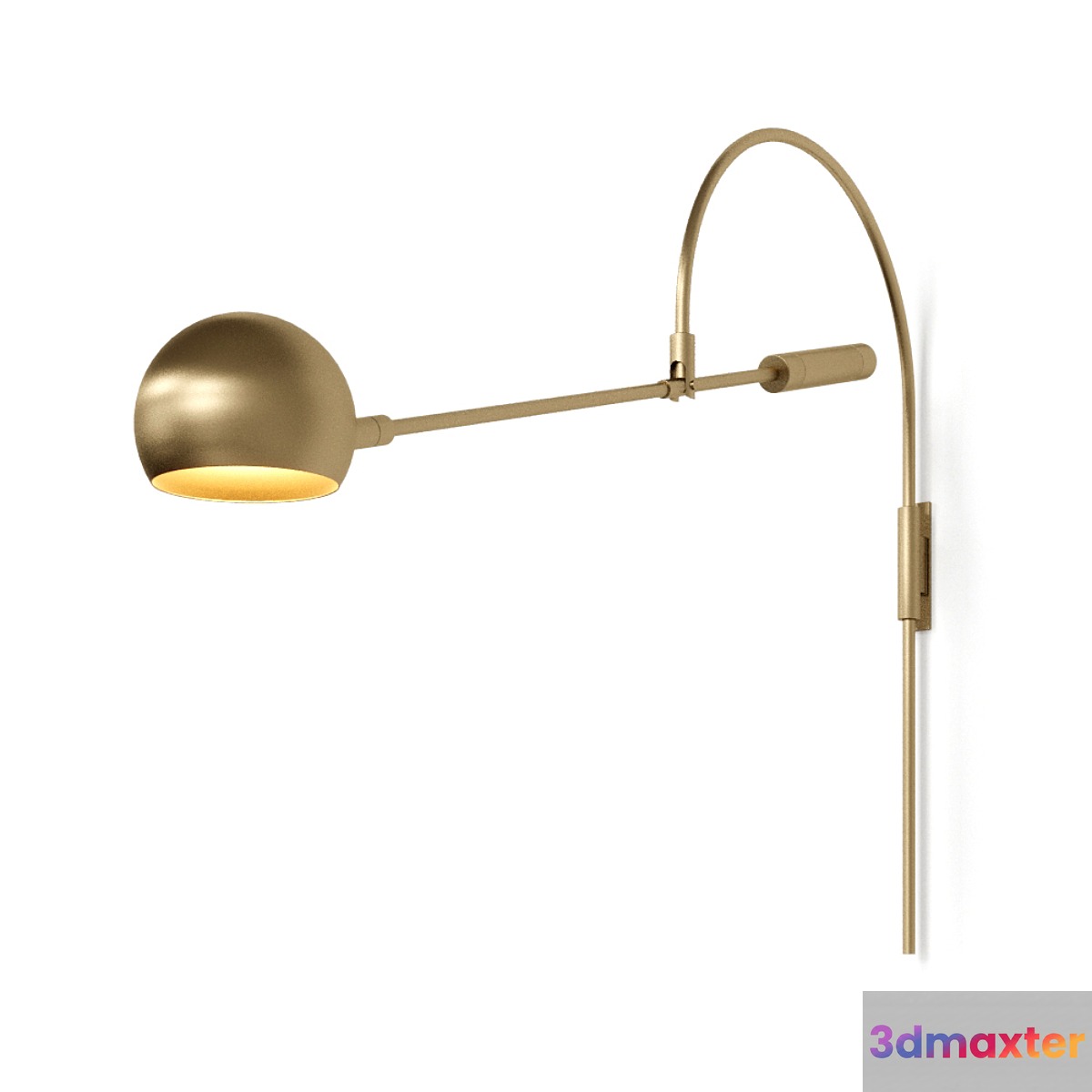 Sconce Restoration Hardware ORBITER II Wall lamp Brass