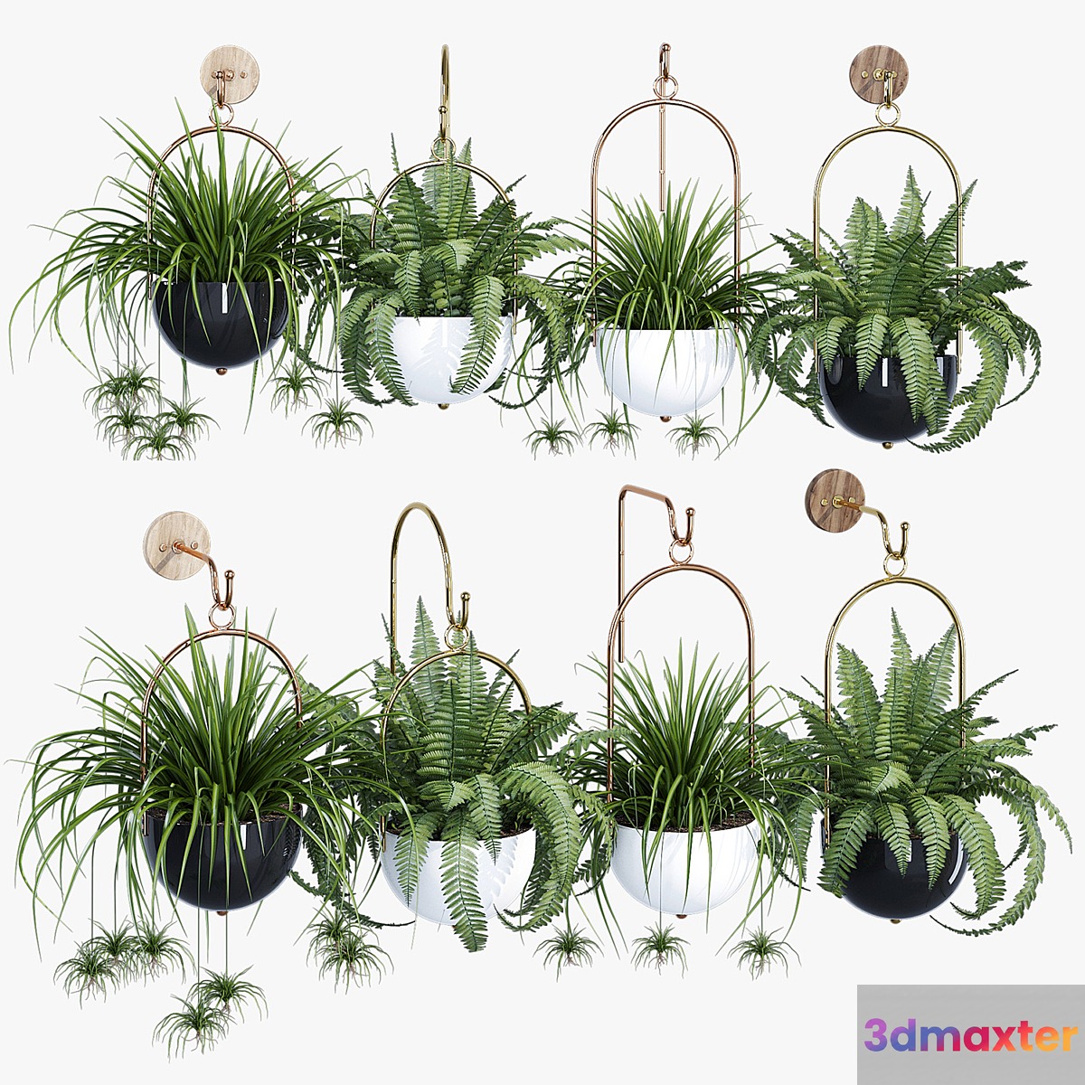 Boho hanging planter 3D Max