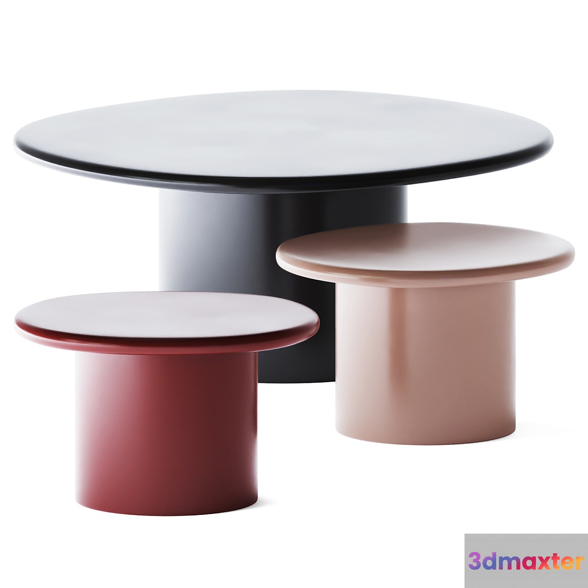 Metal Coffee Table Oreus by AM.PM 3D Max